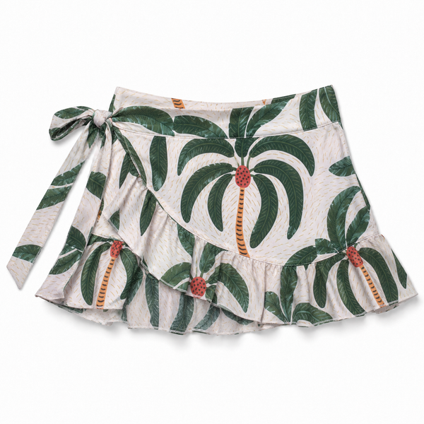 Girl's Mini Wrap Skirt - Sundara Print
