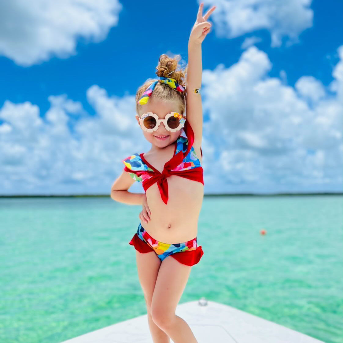 ワコール　swimwear　13L WACOAL（ワコール） ワコールスイムウェア セパレート水着 3分丈