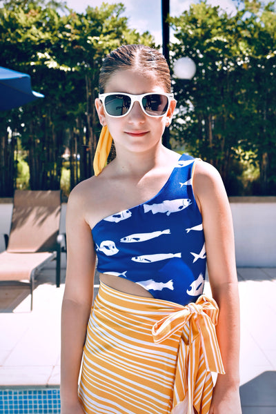 Girl's Wrap Skirt - Costa Marina