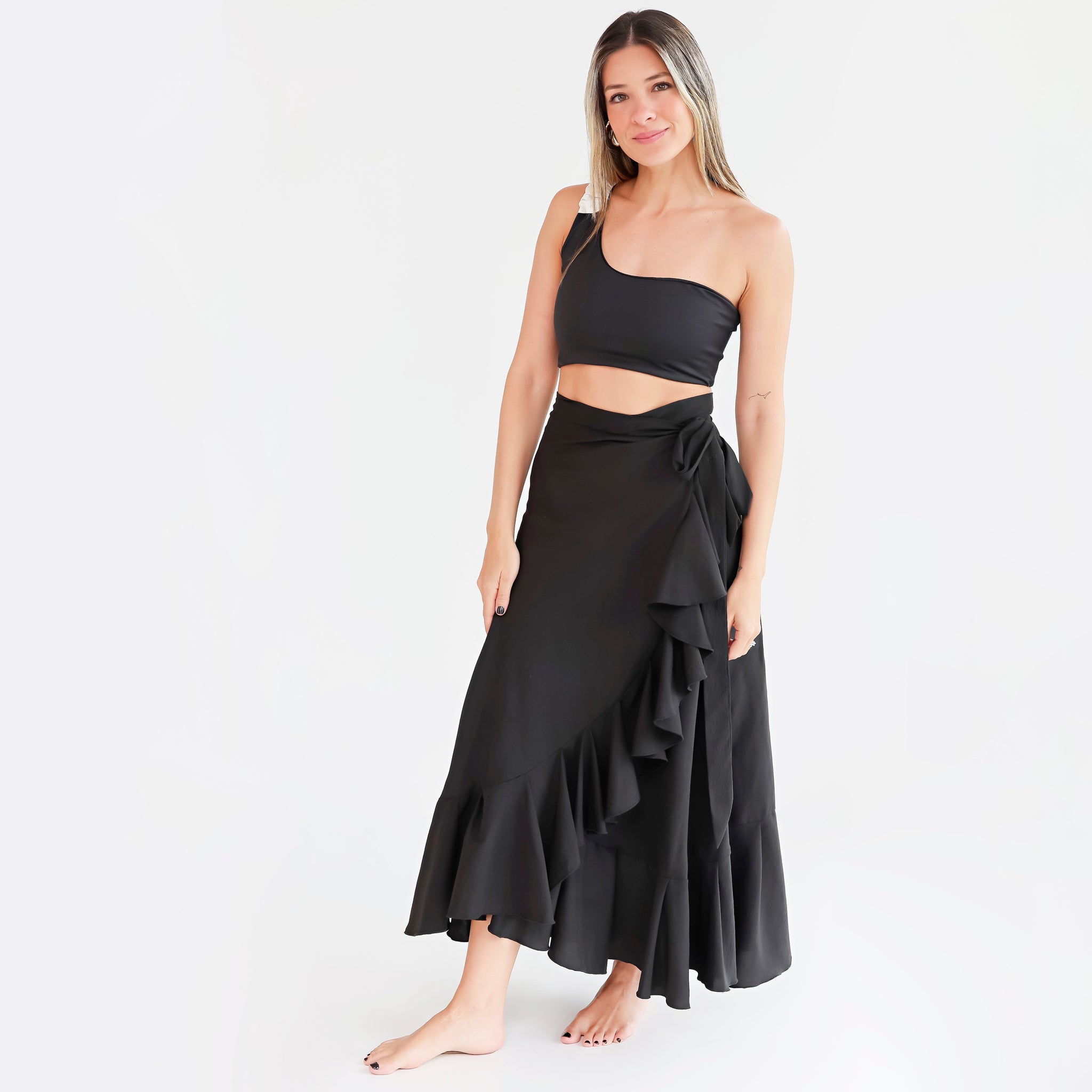 Women's Wrap Skirt - Black