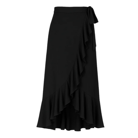 Women's Wrap Skirt - Black
