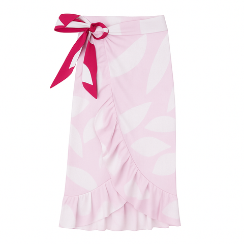 Girl's Wrap Skirt - Bloom Print
