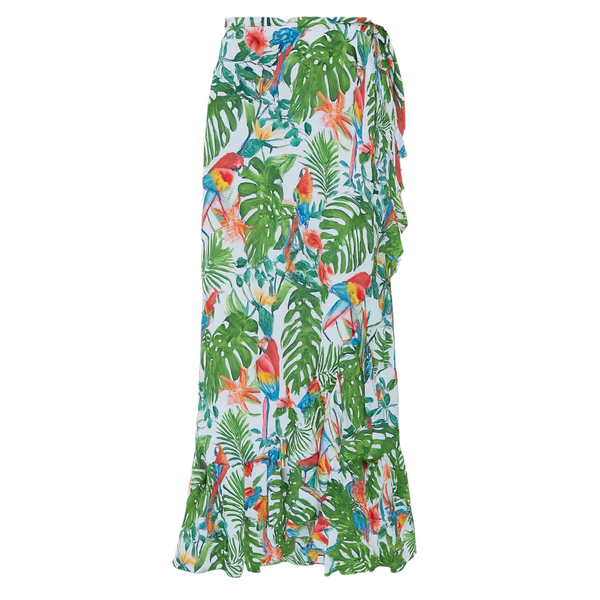 Women's Wrap Skirt - Carara Print