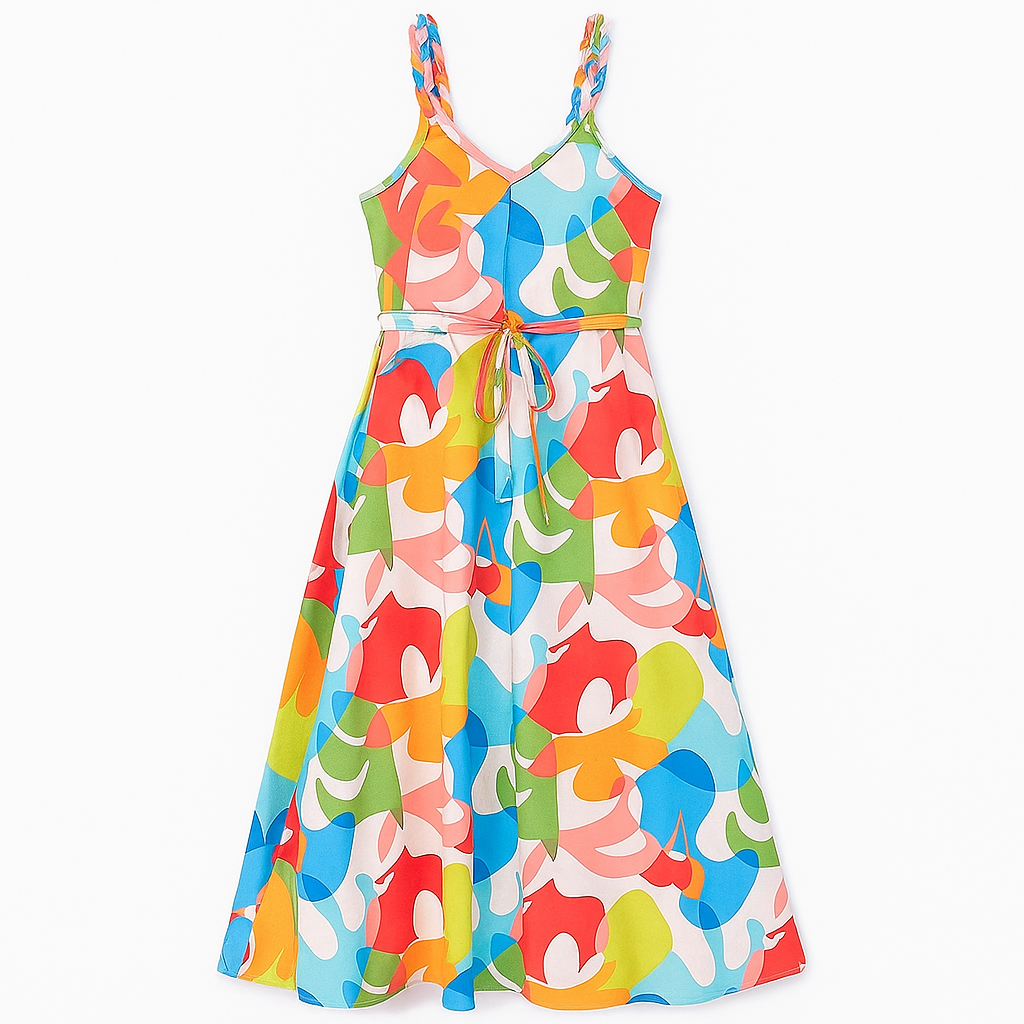 Maxi Dress - Carnaval Print