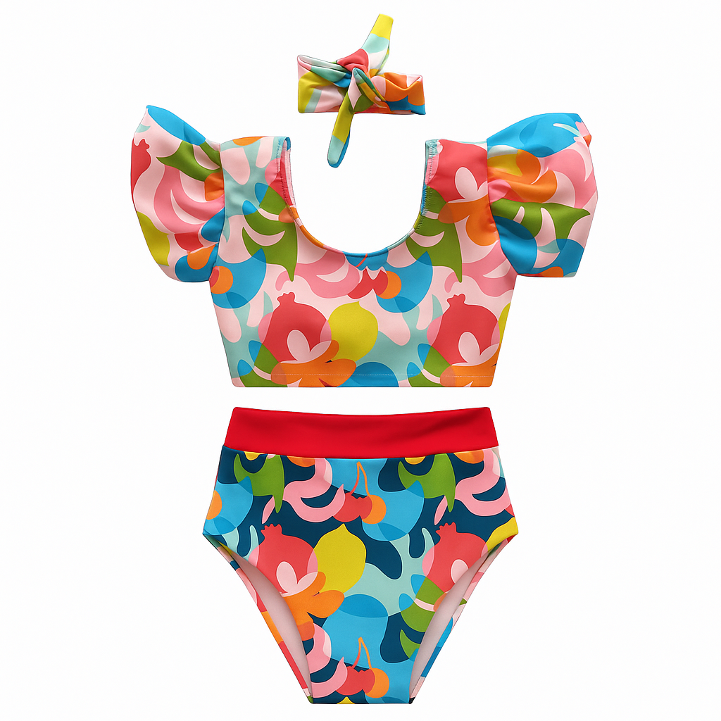Lola Two Piece - Carnaval Print