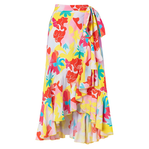 Women's Wrap Skirt - Cocos Island Print