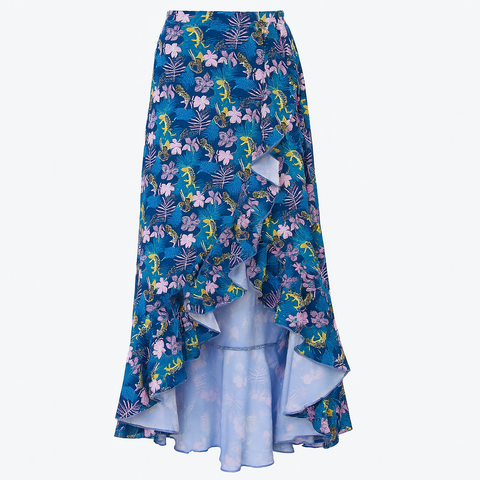 Women's Wrap Skirt - Corcovado Print
