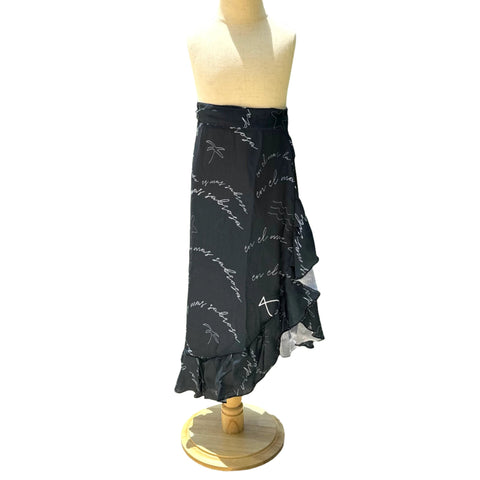 Girl's Wrap Skirt - En El Mar Print