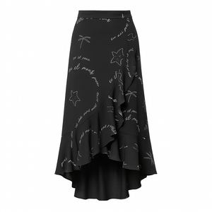Women's Wrap Skirt - En El Mar Print