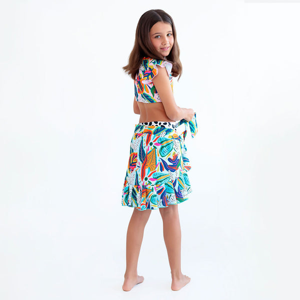 Alexa Ruffle Trikini - Paraiso Print