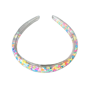 Transparent Confetti Headband