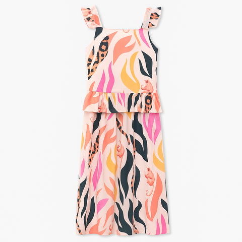 Lua Peplum Dress - Vida Vibrante