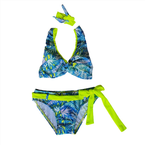 Mimi Bikini - Palm Neon Print