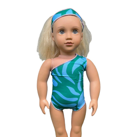 Doll Swimsuit  - Pacifica Print