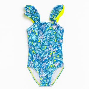 Lexi One Piece - Palm Neon Print