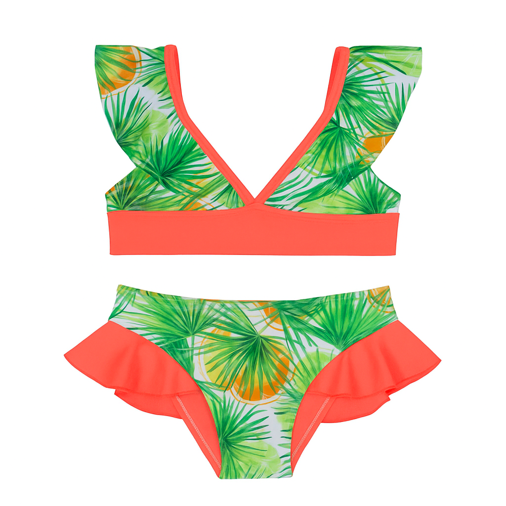 Alessandra Bikini - Palm Orange Print