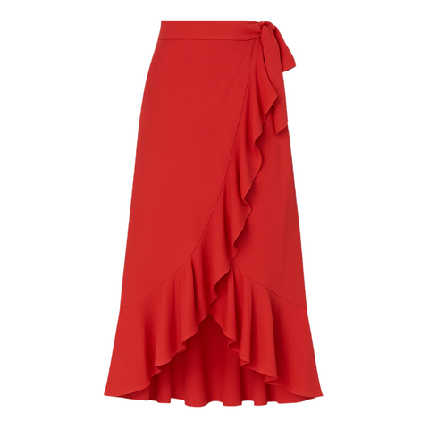 Women's Wrap Skirt - Red