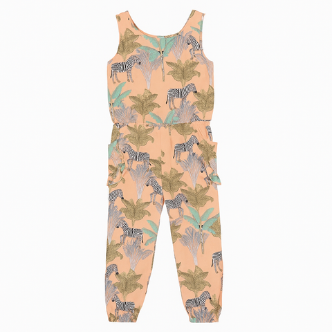 Tere Jumpsuit - Zebra Safari