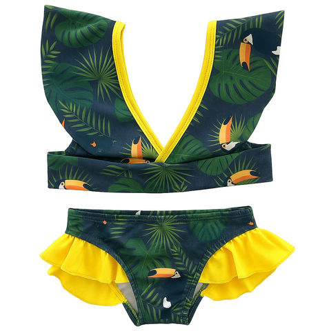 Alessandra Bikini - Tropical Toucan Print