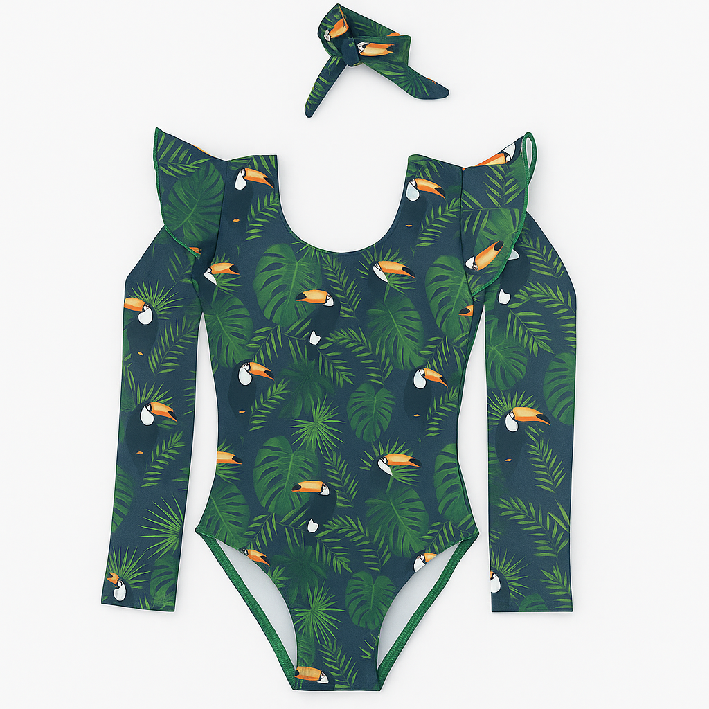 Mari Long Sleeve - Tropical Toucan Print