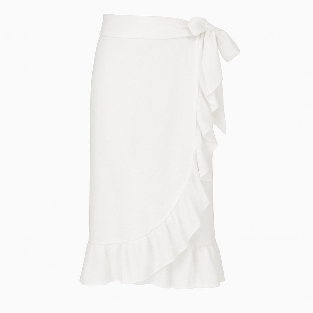 Girl's Wrap Skirt - White