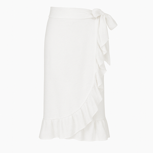 Girl's Wrap Skirt - White