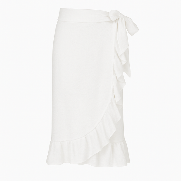 Girl's Wrap Skirt - White