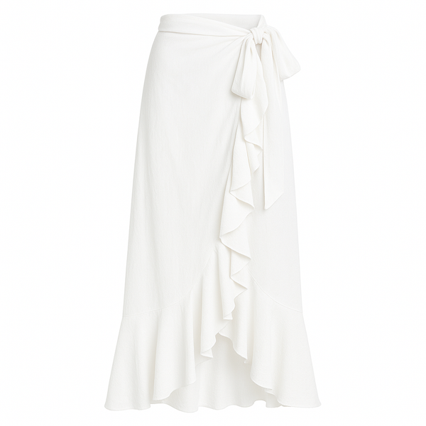 Women's Wrap Skirt - White