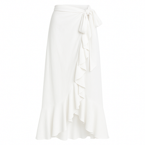 Women's Wrap Skirt - White