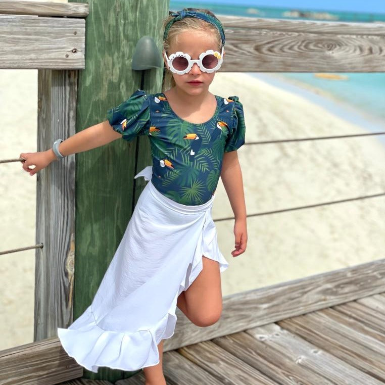 Lola One Piece - Tropical Toucan Print – Palma and Coco