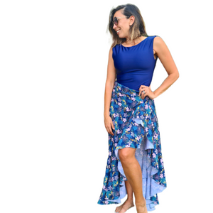 Women's Wrap Skirt - Corcovado Print