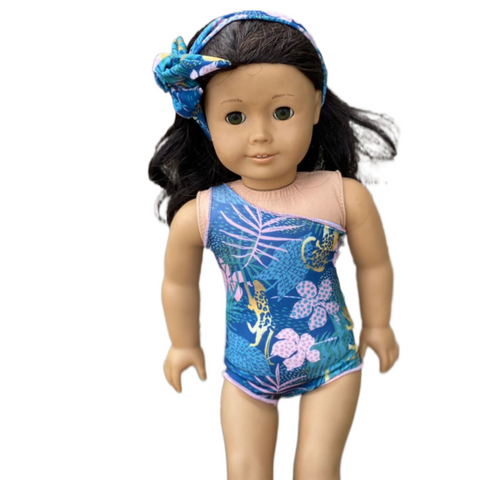 Doll Swimsuit - Corcovado Print