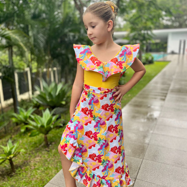 Girl's Wrap Skirt - Cocos Island